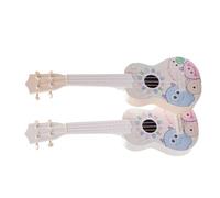 Professional Uke 23inch Ukulele Beginner Instrument Self Study Mini Guitar Portable(23-inch Cream Pink)
