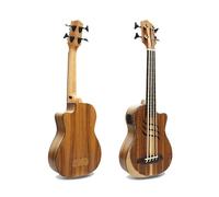 Professional Uke 30inch Ukulele Bass Portable Professional Instrument For Beginners(1Ash veneer)