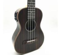 Professional Uke Acoustic Ukulele 23 Inch Rosewood Hawaiian 4 Strings Guitar 17 Fret Electric Ukelele With Pickup EQ(Electric Ukulele)