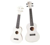 Professional Uke Ukulele A Beginner Friendly Instrument A Small Guitar Colored Carbon Fiber 21 Inch 23(23-inch cream white)