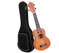 Professional Uke Ukulele Beginner 21-inch Sapele Wood Small Guitar(23)