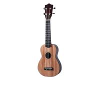 Professional Uke Ukulele beginner zero-based adult easy-to-learn instrument playing and singing small guitar(Wood)