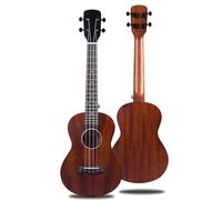 Professional Ukulele 21/23 Inch Ukulele Walnut Wood Mahogany Four String Musical Instruments For Beginners Easy To Play(Type 7)