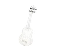 Professional Ukulele 21 Inch One Piece High Pitched Ukulele Transparent PC Material Lightweight And Portable