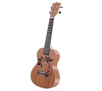 Professional Ukulele 23-inch Ukulele Sapele Wood Body Rosewood Fretboard Traditional Nylon String Ukulele 4-string Small Guitar