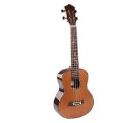 Professional Ukulele Professional 4 String 26 Inch Acoustic Ukulele Kit Solid Cedar Top Rosewood Back With Bag