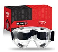 Professional Ultra Clear Safety Goggles | Safety Glasses Eye Protection Goggles | Protective Goggles for DIY, Chemistry, Lab, Welding, Science | Indirect Vents | Transparent Frame with Clear Viewing