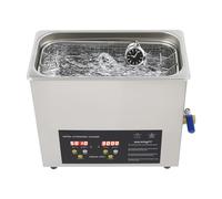 Professional Ultrasonic Cleaner 6.5L 40KHz, Ultrasonic Jewellery Cleaner Machine & Sonic Cleaner for Glasses, Watches, Tools, Car Parts with Heater, Timer & Drain Tap