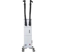Professional Ultrasonic Spa Machine with Dual Nozzles, Mobile Stand, White