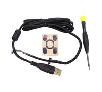 Professional Umbrella Rope Cable with Driver Feet Sticker Handmade Comfortable G102 Accessories Game Upgrade