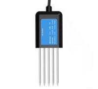 Professional USB Soil Analysis Tool for Farming, Measures pH NPK Moisture Temperature Conductivity, IP68 Stainless Steel Probe(B)