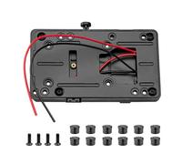 Professional V Mount Battery Plate with D-Tap Power Wire Output for Camera Rigs and DSLR Accessories Black V Mount Battery Plate