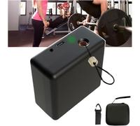 Professional Velocity Tracker with Voice Feedback, 50H Battery Life, ±1mm Precision Magnetic Mount, Real-Time App Sync for Strength Training, Powerlifting & Olympic Lifts Speed Monitor