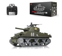 Professional Ver. Henglong 1/16 Customized TK7.0 M4A3 Sherman RC Tank 3898 360° Turret Metal Truck
