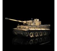 Professional Ver. Henglong 1/16 Yellow TK7.0 Tiger I RTR RC Tank 3818 Barrel Recoil Metal Wheel