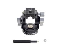 Professional Video Pan/tilt Head with Hydrostatic Damping, Allowing for Smooth Tilt From 80° to +90 Against Slip Tripod Handle