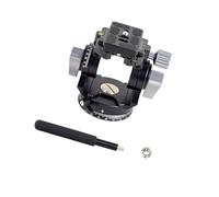 Professional Video Pan / Tilt Head with Hydrostatic Damping that allows a smooth tilt from 80° to +90° without the tripod grip slipping