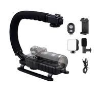 Professional Video Stabilizers: Action Camera Mount, Smartphone Stabilizer | U Shape Video Camera Stabilizer Grip Set Grip