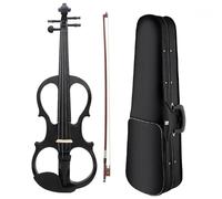 Professional Violin 4/4 Electroacoustic Acoustic Violin Professional Playing A Practice Instrument Violin With Bow Case Cable Shoulder Rest (Color : 4-4 violin)
