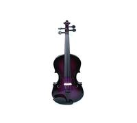 Professional Violin 4/4 Multi-color Solidwood Violins Bass Wood Violin With Case Bow Maple Violin Head Ebony Part (Color : Purple)