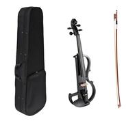 Professional Violin 4/4 Professional Silent Electric Violin Set With Hard Case Headphones Connecting Cables