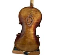Professional Violin 4/4 Violin Solid Flamed Maple Back Old Spruce Top Hand Carved The STATUE