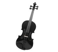 Professional Violin 4/4 Violin Solid Wood Black Acoustic Violin With Case Bow Strings Tuner Shoulder Rest Accessories For Beginner (Color : Pink)