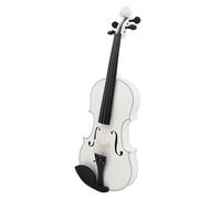 Professional Violin 4/4 Violin White Solid Wood Violin Set With Case Accessories Professional Stringed Instruments Violin For Practice (Color : White set)