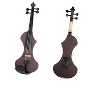 Professional Violin 4/4 Violin With Case Electric Violin Solidwood Body Set W/Brazilwood Bow Violin Strings Tuner Bridge