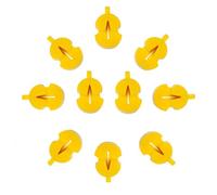 Professional violin accessories 10PCS Rubber Violin Mute Silencer Fast Remove For Acoustic Violin Electric Fiddle Practice Mute Violinist Use