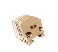 Professional Violin Accessories 20 Pcs Class 4/4 3/4 1/2 1/4 1/8 1/10 1/16 Violin Heilongjian Maple Horse Bridge, Bridge Code, Violin Accessories (Color : 1/2)