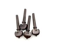Professional Violin Accessories 4pcs Professional 4/4.3/4.1/2.1/4 Violin Tuning Pegs,natural Jujube Wood/ebony/rosewood Parts Accessories Fittings (Color : Natural, Size : 1/2)