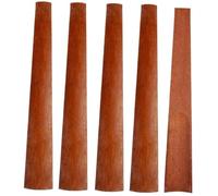 Professional Violin Accessories 5 PCS Rosewood Violin Fingerboard For 4/4 Acoustic Violin Fiddle Fingerboard W/Nut Violin Parts Accessories (Color : 1/2 5pcs)