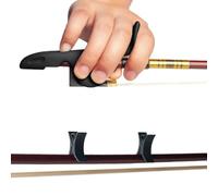 Professional violin accessories SET Violin/Viola Bow Stopper Grip Bow Pose Orthoses Fiddler Accessory Training Tool Easy Use Quick Installation(Black)