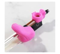 Professional violin accessories Violin Bow Grip Hand Shape Bow Grip Corrector Left And Right Hand Correction Aid For Beginners(Pink,A)