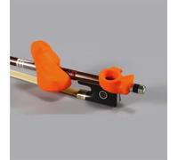 Professional violin accessories Violin Bow Gripper Hand Shape Bow Gripper Bow Holder Left And Right Hand Bowing Hand Shape Split Bow Gripper(Orange)