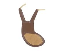 Professional violin accessories Violin Shoulder Pad Violin Neck Guard Leather Chin Rest Pad Brown Violin Shoulder Pad