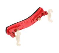 Professional Violin Accessories Violin Shoulder Rest Portable Pad Simple Handmade Rubber Hand-held Instrument Convenient Acrylic Accessories (Color : Red)