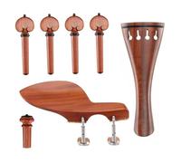 Professional violin accessories Violin Wenge 4-string Violin Peg Combination Set Violin Replacement Accessories Violin Parts Set