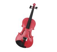 Professional Violin All-wood Polished Beginner Adult Pink Glossy Violin Suitable For Sizes 4/4-1/8 (Color : 1/4)