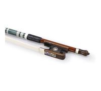 professional violin bow 4/4-1/8 Green Sandalwood Violin Bow Horsetail Horn Bow Frog Color Shell Inlay Playable(4/4)
