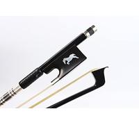 professional violin bow 4/4 full size carbon fiber violin bows Horse inlay natural bow Hair Strong Straight