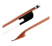 professional violin bow Violin Brazilwood Bow With White Horsehair Ebony Frog For 4/4 3/4 1/2 1/4 1/8 Size Fiddles Accessories(1/8)