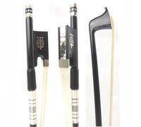 Professional Violin Bows Carbon Fiber Violin Bow Ebony Tail Inlay Pattern Fast Response