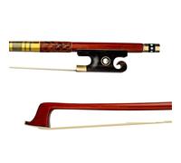 Professional Violin Bows Sappanwood Violin Bow Wrapped With Black And Gold Floral Thread Double Fisheye Finial Phoenix Tail Fin Stick(1-4)