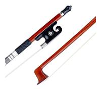 Professional Violin Bows Sappanwood Violin Bow Wrapped With Silver Black Floral Thread Phoenix Tail Ox Horn Stick(1-4)