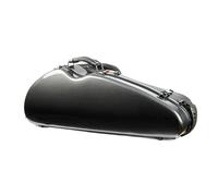 Professional Violin Case 4/4 Extra Wide Triangle Violin Case Black Dots With Music Pocket Combination Lock Waterproof Hybrid Carbon Fiber