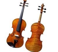 Professional Violin Handmade Italian Vintage Varnish 3-4 1-2 1-8 1-4 4-4 Violin Brazilian Bow With Box (Color : 1-2)