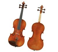 Professional Violin Handmade Master Violin European Spruce Two Piece Flamed Maple 4/4 3/4 1/2 Fiddle Orchestra Players SET (Color : 4/4)