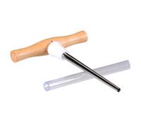 Professional Violin Maker Reamer Aircraft Model Crafting Reamer with Wood Grip for Instrument Repair Aircraft Model Ergonomic Wood Handle